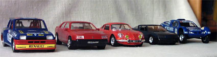 Meine Renaults - R 5 Turbo; R-25; Alpine A 110; Alpine V6; Buggy Schlesser